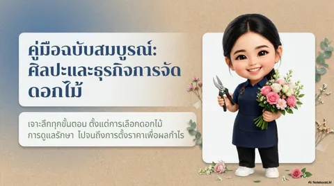 สื่อการจัดดอกไม้แบบสร้างสรรค์