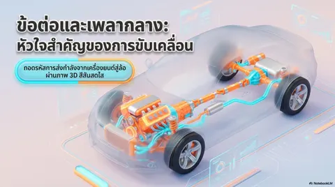 กากบาทเพลากลางรถยนต์