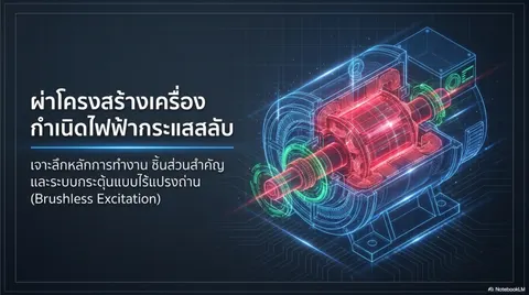 โครงสร้างเครื่องกำเนิดไฟฟ้ากระแสสลับ