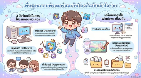 พื้นฐานคอมพิวเตอร์และระบบปฏิบัติการ