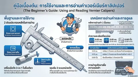 คู่มือการใช้เวอร์เนียร์คาลิปเปอร์