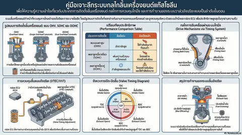ระบบกลไกลิ้น เครื่องยนต์แก๊สโซลีน