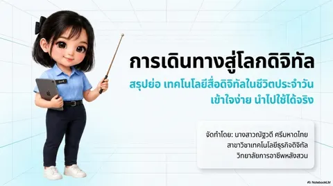 พื้นฐานและเทคนิคสื่อดิจิทัล