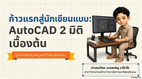 slide พื้นฐานเขียนแบบด้วยคอม