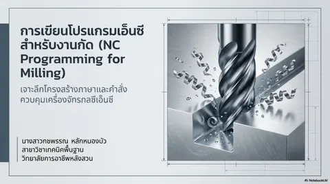 การเขียนโปรแกรม NC สำหรับงานกัด