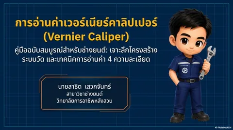 การอ่านค่าเวอร์เนียคาลิปเปอร์