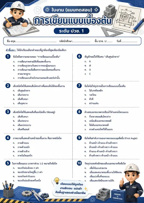 การเขียนแบบก่อสร้าง