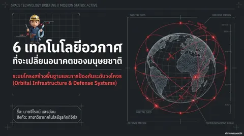 6 เทคโนโลยีอวกาศพลิกโฉมอนาคตมนุษยชาติ