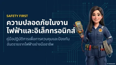 ความปลอดภัยในงานไฟฟ้าเเละอิเล็กทรอนิกส์