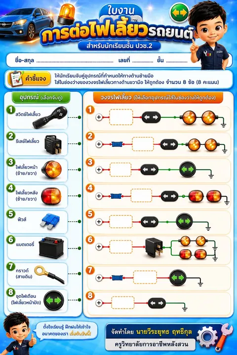 การต่อไฟเลี้ยว