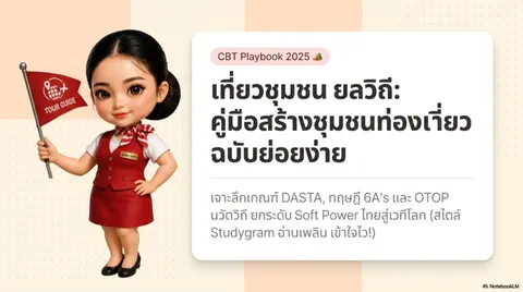 เที่ยวชุมชน ยลวิถี คู่มือสร้างการท่องเที่ยวฉบับย่อยง่าย