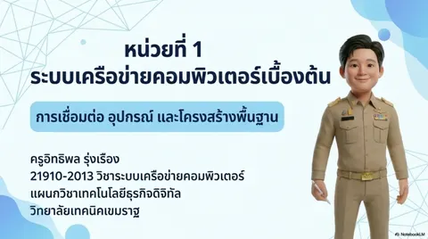 ระบบเครือข่ายคอมพิวเตอร์เบื้องต้น