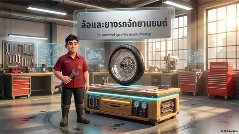 ล้อและยางรถจักรยานยนต์