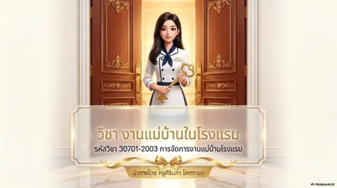 วิชางานแม่บ้านในโรงแรม