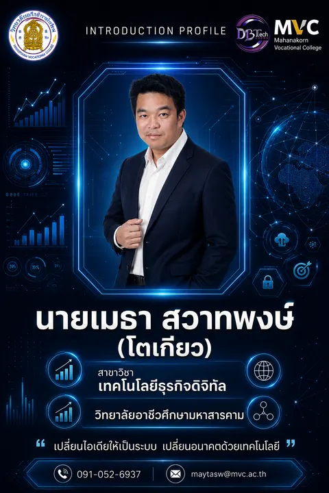 โปสเตอร์แนะนำตัวเอง