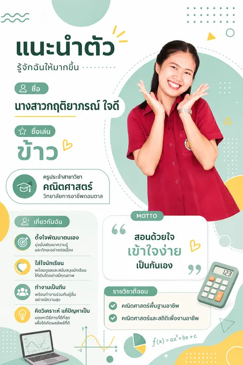 แนะนำตัวเอง