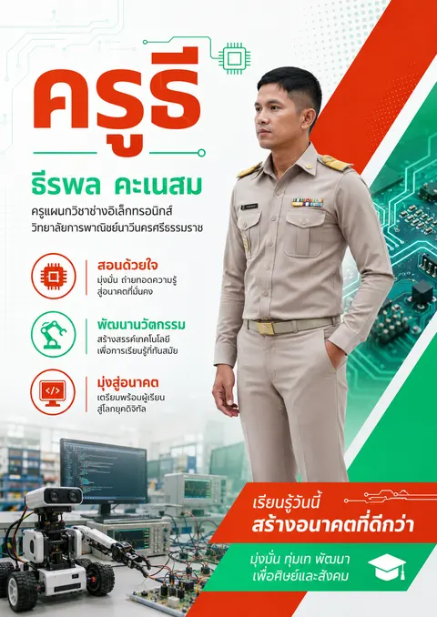 โปสเตอร์แนะนำตัวเอง