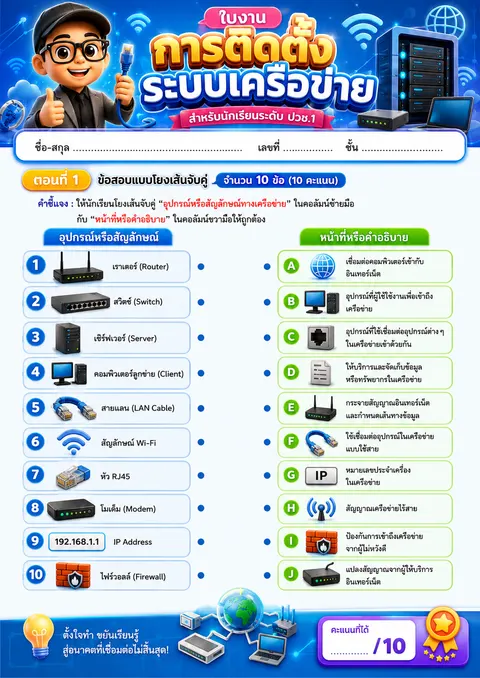 การสร้างใบงาน