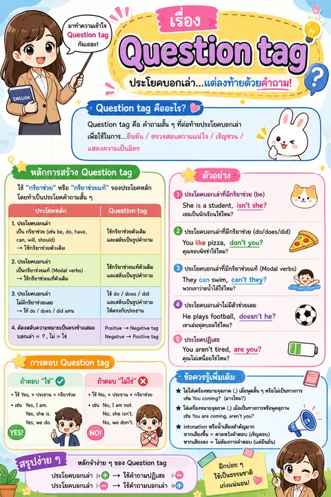 เรื่อง question tag