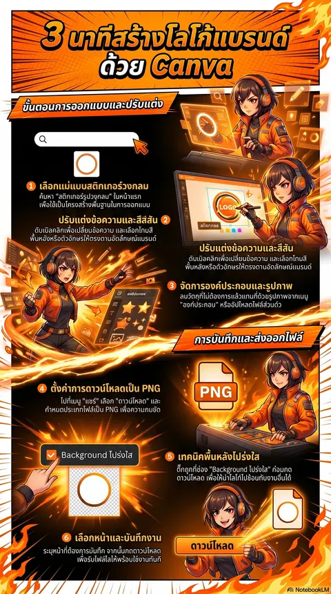 วิธีสร้างโลโก้แบรนด์อย่างรวดเร็ว