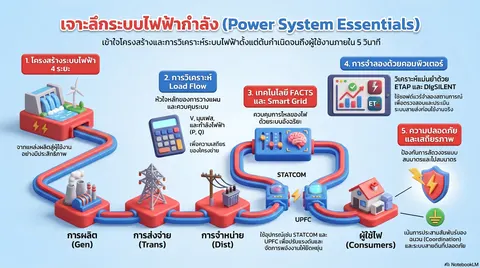 เจาะลึกพื้นฐานระบบไฟฟ้ากำลัง