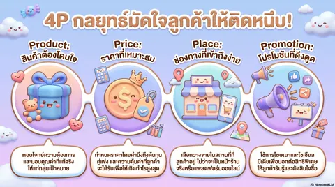4P กลยุทธ์มัดใจลูกค้า