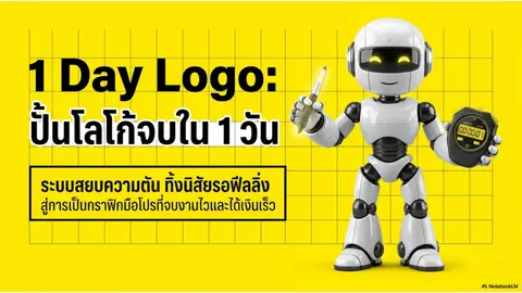 1 Day Logo: สรุปวิธีปั้นโลโก้จบใน 1 วัน