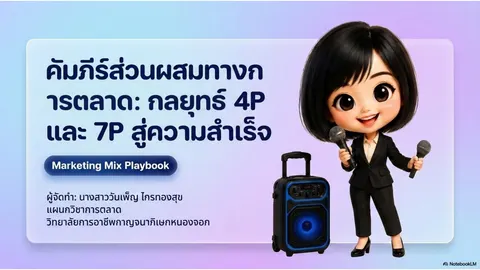 กลยุทธ์ 4P's และ 7P's สู่ความสำเร็จ