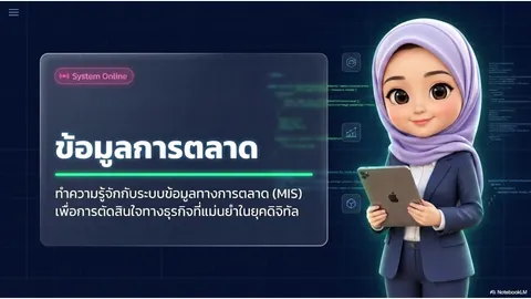 Slide วิชา การหาข้อมูลการตลาด