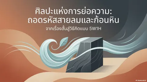 สายลมแห่งการให้อภัย ก้อนหินแห่งความทรงจำ