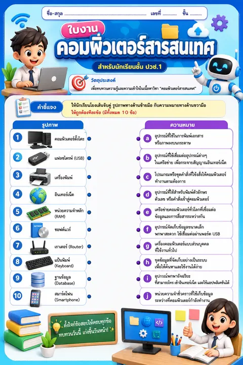 การสร้างใบงาน