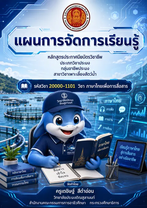 หน้าปกแผนการจัดการเรียนรู้