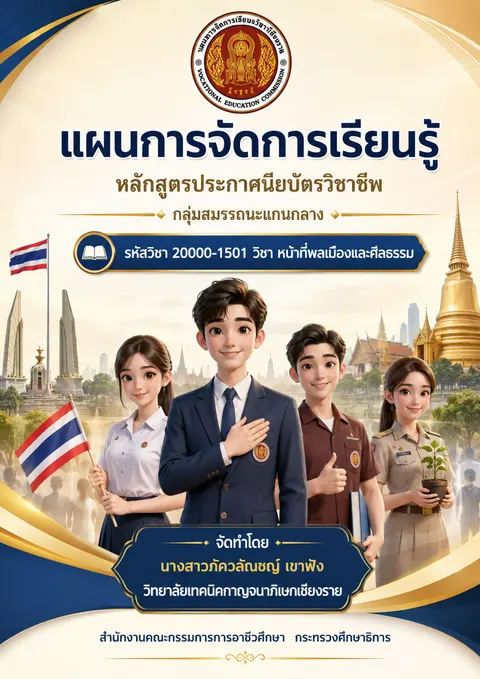 ปกแผนการจัดการเรียนรู้