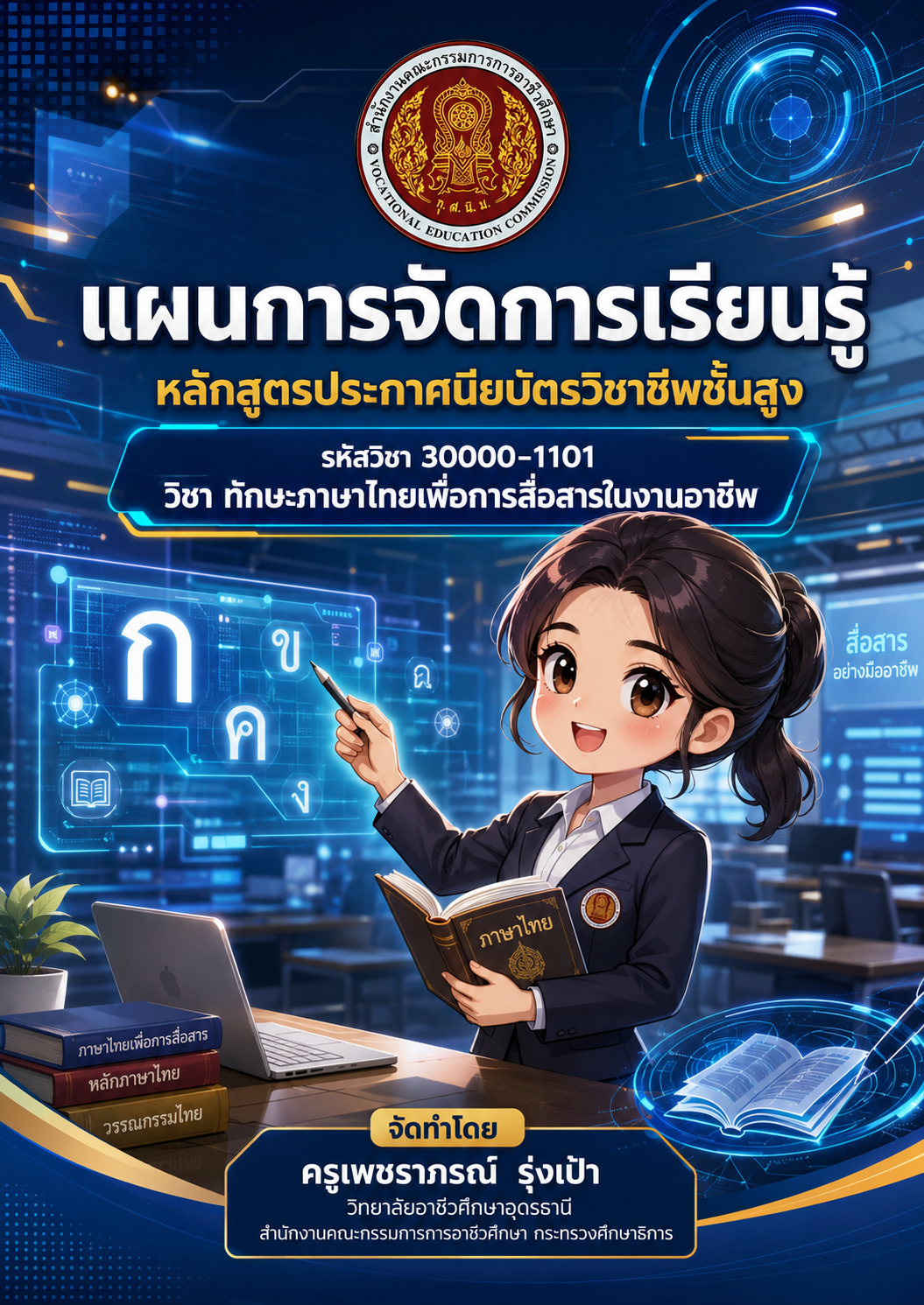 ปกแผนการจัดการเรียนรู้