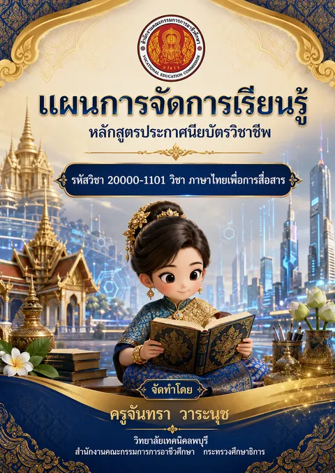 ออกแบบปกแผนการสอน