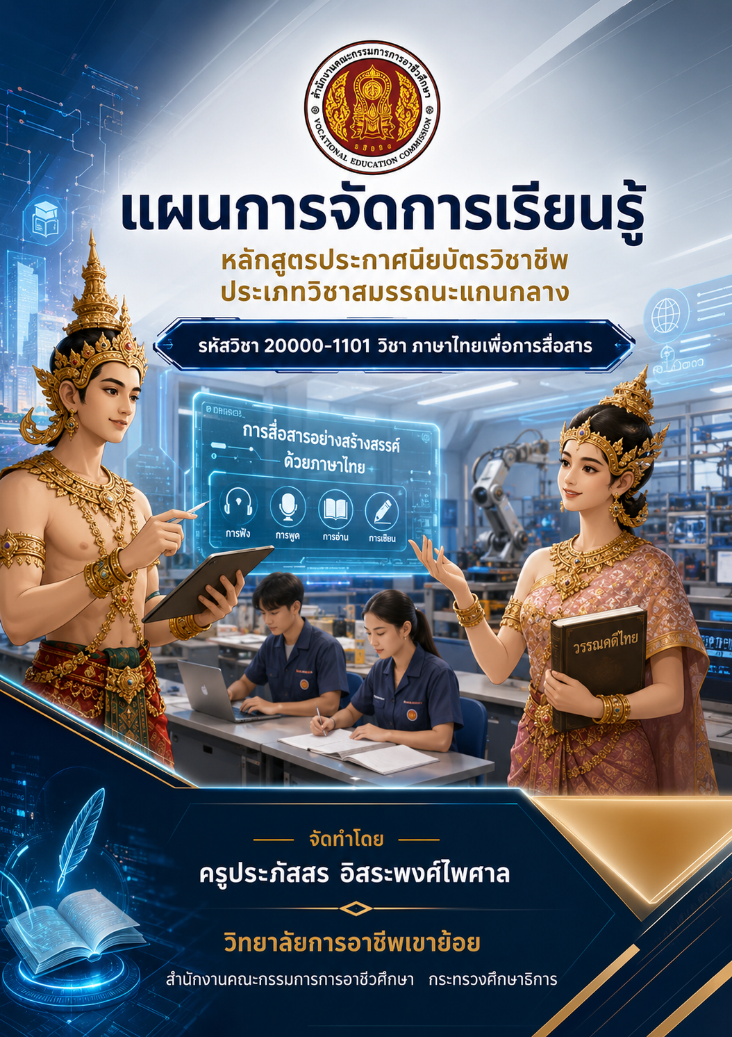 ปกแผนการจัดการเรียนรู้