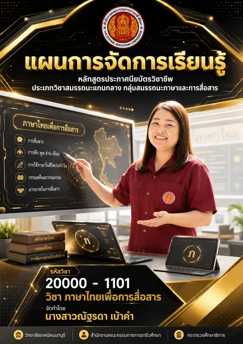ปกแผนการจัดการเรียนรู้