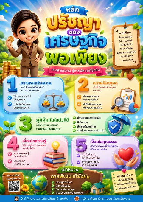 หลักปรัชญาของเศรษฐกิจพอเพียง