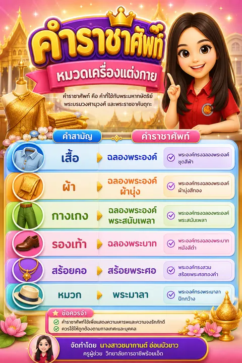 คำราชาศัพท์