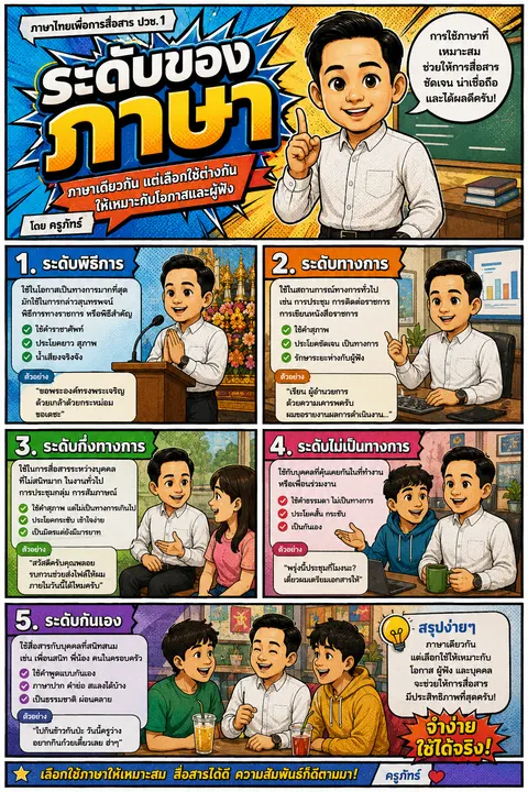 ระดับของภาษา