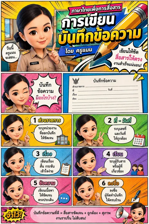 อินโฟกราฟิกแนวการ์ตูน