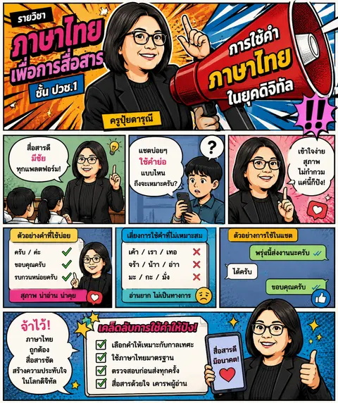 การใช้คำภาษาไทยในยุคดิจิทัล