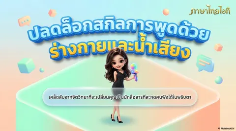 สไลด์การพูดในที่สาธารณะ