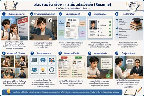การเขียนประวัติย่อ