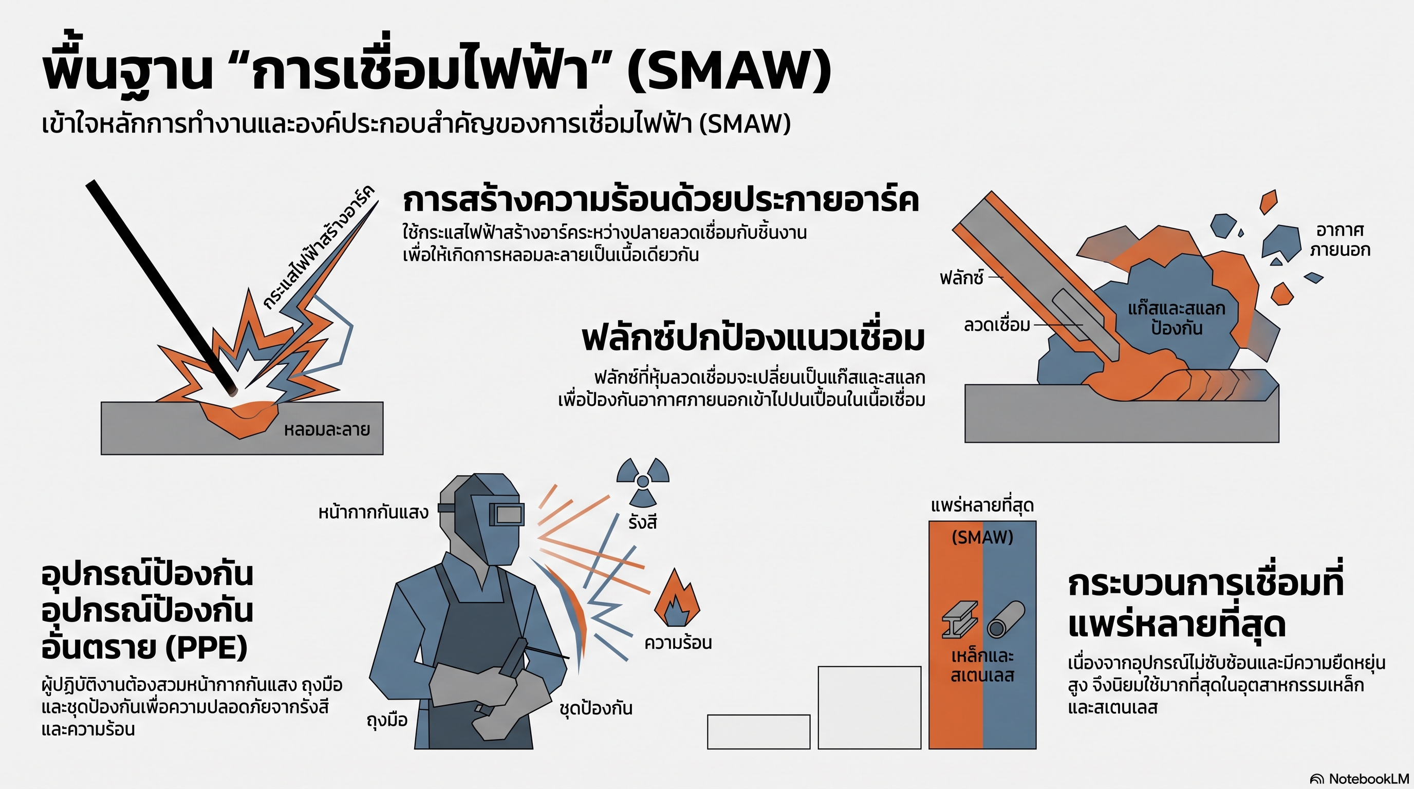 งานเชื่อมไฟฟ้าเบื้องต้น