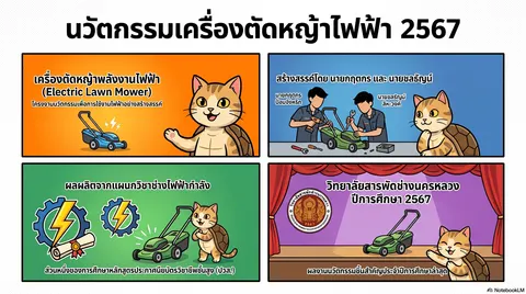 นวัตกรรมเครื่องตัดหญ้าไฟฟ้า_2567