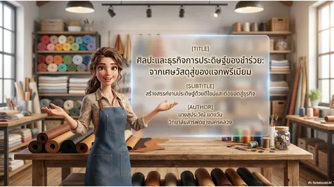 งานประดิษฐ์ของชำร่วย
