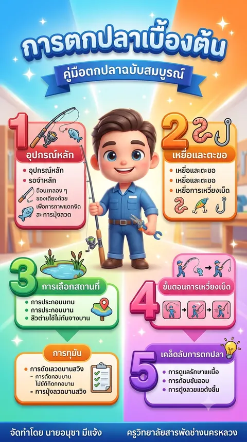 การตกปลาเบื้องต้น
