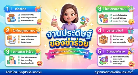 งานประดิษฐ์ของชำร่วย