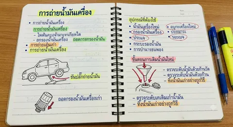 การถ่ายน้ำมันเครื่อง
